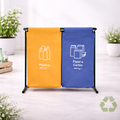Contenedor de Reciclaje Doble Infantil