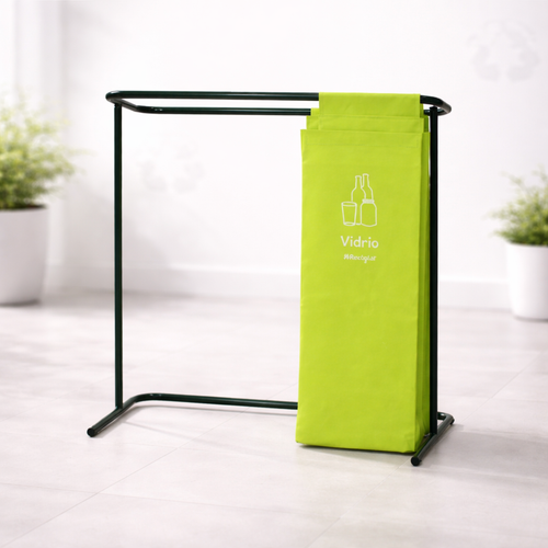 Contenedor de Reciclaje Triple Metálico